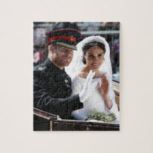 Prince Harry und Meghan Markle Royal Wedding Puzzle