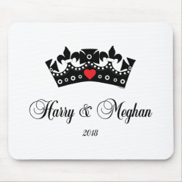 Prince Harry und Meghan Royal Wedding 2018 Heart Mousepad