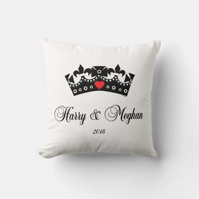 Prince Harry und Meghan Royal Wedding 2018 Kissen (Vorderseite)