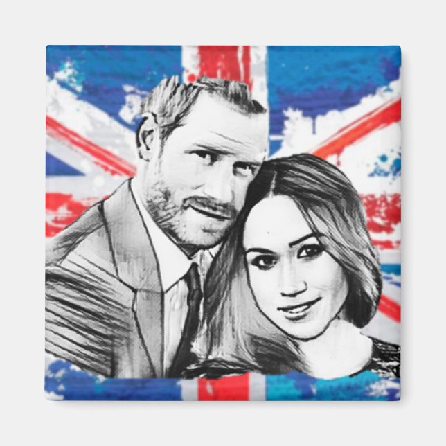 Prince Harry Verlobung Magnet (Vorne)