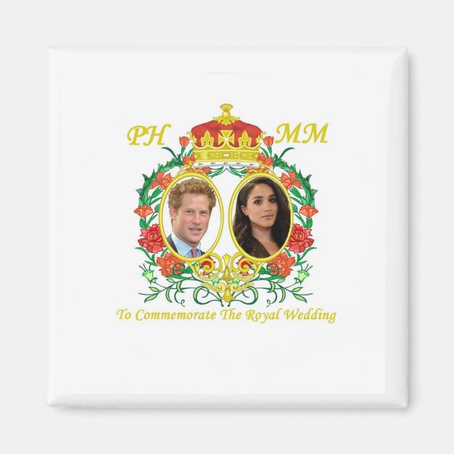 PRINCE HARRY WEDD WAPPEN MAGNET (Vorne)