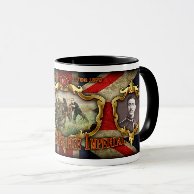Prince Imperial Zulu War Coffee Tasse (VorderseiteRechts)