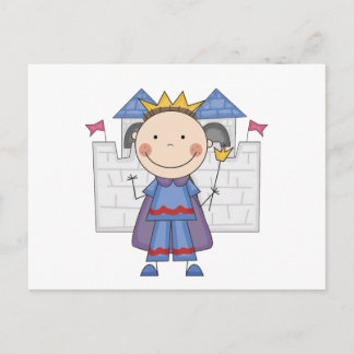 Prince in Castle Tshirts und Geschenke Postkarte