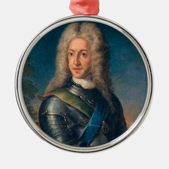 Prince James Edward Francis Stuart Ornament Aus Metall (Vorne)