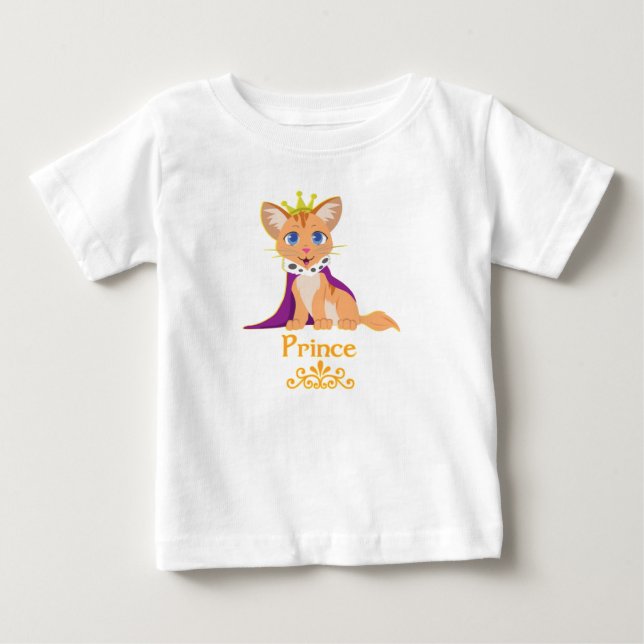 Prince Kitten Baby T-shirt (Vorderseite)