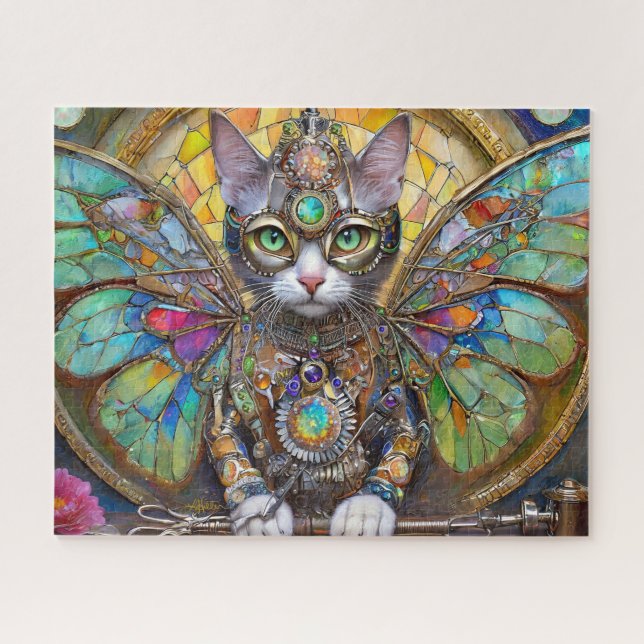 Prince Kitty Cat of the Butterfly Wing Brigade Puzzle (Horizontal)