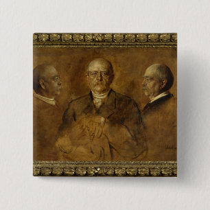 Prince Otto Von Bismarck, 1884 Button