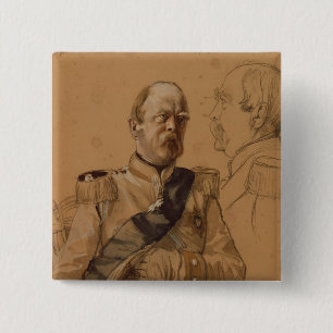 Prince Otto Von Bismarck Button