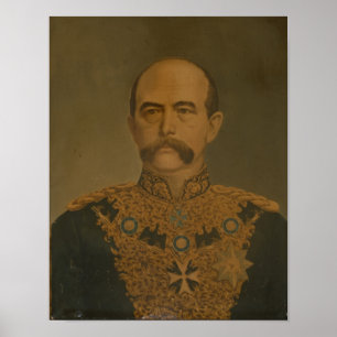 Prince Otto Von Bismarck in der Uniform des Poster
