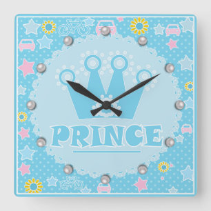 Prince Quadratische Wanduhr