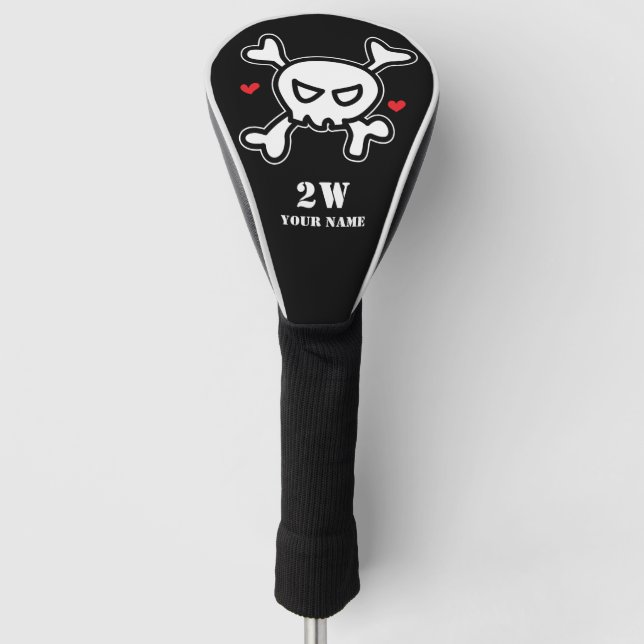 Prince Skull Golf Headcover (Vorderseite)