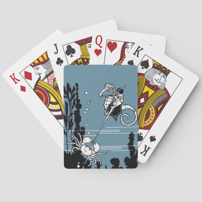Prince und das Seepferd Spielkarten (Rückseite)