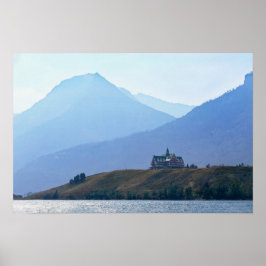 Prince Wales Hotel Waterton Seen Nationalpark Poster