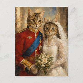 Prince William & Catherine Königliche Hochzeitskat Postkarte