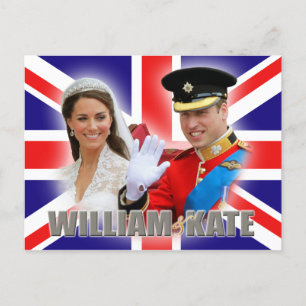 Prince William & Catherine Postcard Postkarte