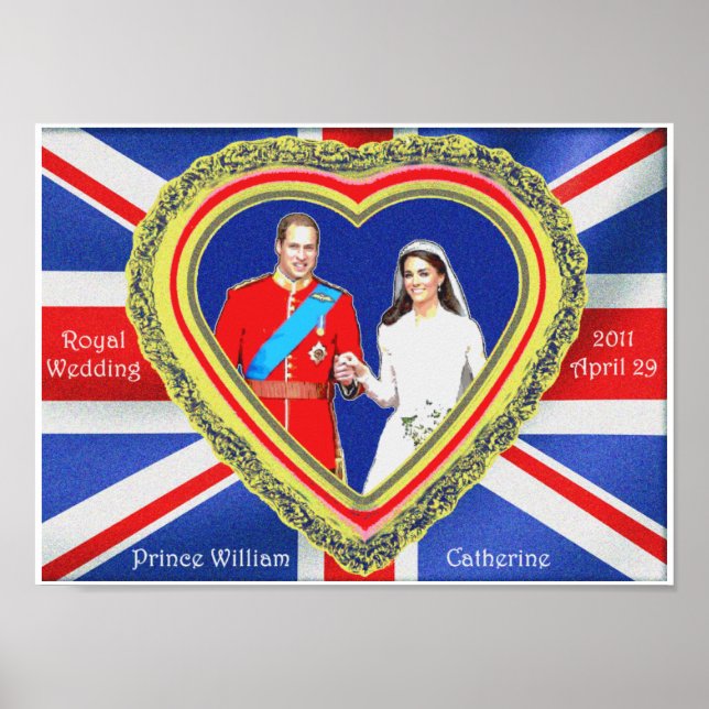 Prince William und Catherine Royal Wedding Poster (Vorne)