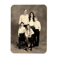 Prince William und Familie Dec 2023 stilisiert