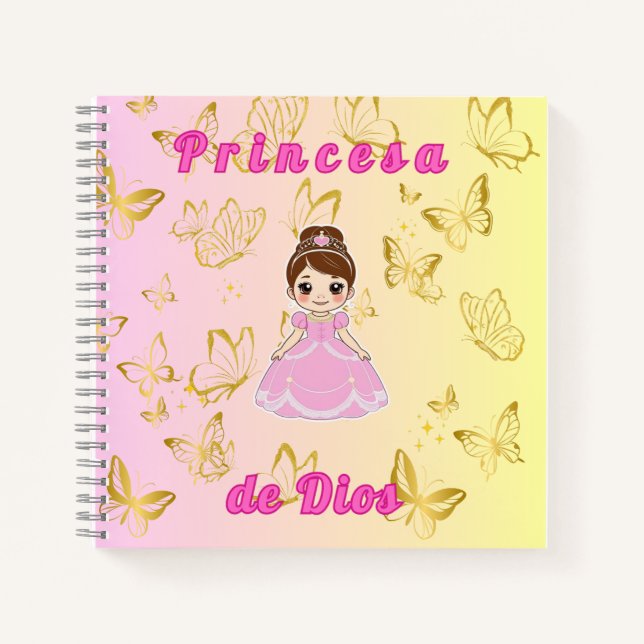 Princesa de Dios -edicion niñas  Notizbuch (Vorderseite)