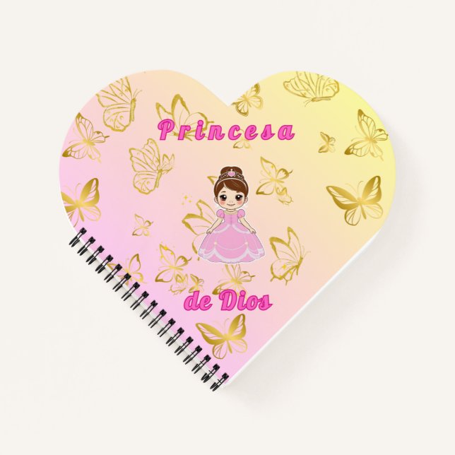 Princesa de Dios -edicion niñas  Notizbuch (Vorderseite)