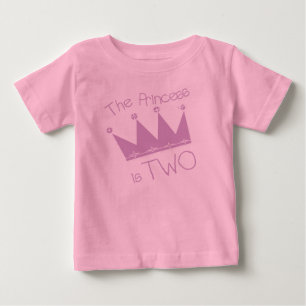 Princess 2. Geburtstag Baby T-shirt