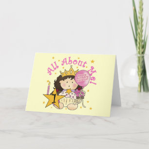 Princess All About Me 1. Geburtstagsgeschirr Karte