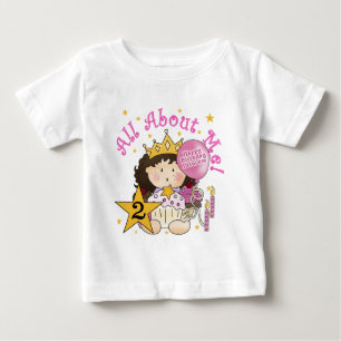 Princess All About Me 2. Geburtstag Baby T-shirt