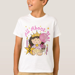 Princess All About Me 3. Geburtstagsgeschirr T-Shirt