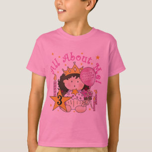 Princess All About Me 3. Geburtstagsgeschirr T-Shirt