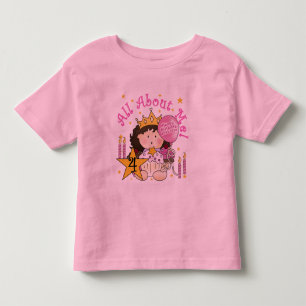 Princess All About Me 4. Birthday Tshirts