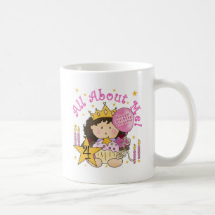 Princess All About Me 4. Birthday Tshirts Kaffeetasse
