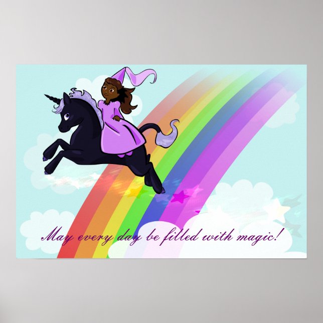 Princess and Unicorn Poster (Vorne)