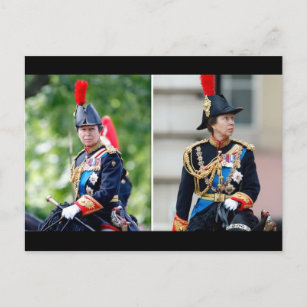 Princess Anne als Oberst des Regiments, Blues & Ro Postkarte