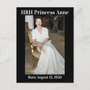 Princess Anne geborener August 15.1950 Postkarte