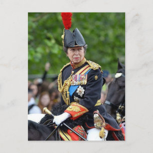 Princess Anne Gold Stick in Wart @ Coronation Postkarte