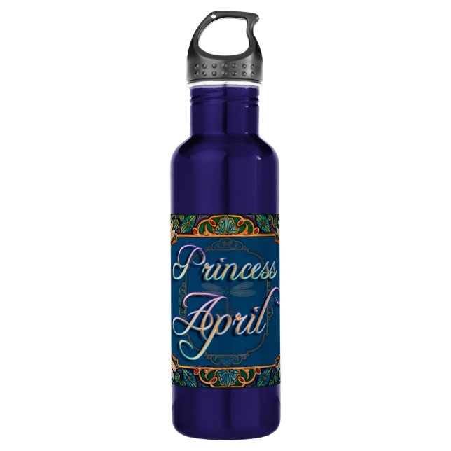 Princess April Trinkflasche (Vorderseite)