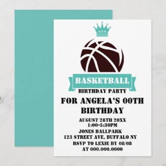 Princess Aquamarin Basketball Geburtstagsparty läd