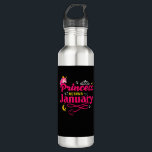 Princess are Born in January - Girls January Birth Edelstahlflasche<br><div class="desc">Princess are Born in January - Girls January Birthday T-Shirt</div>