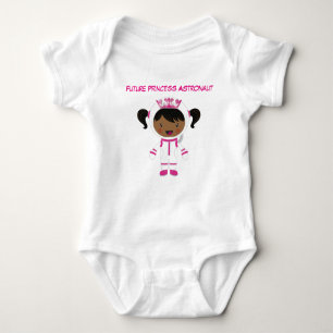 Princess Astronaut Baby Bodysuit Baby Strampler
