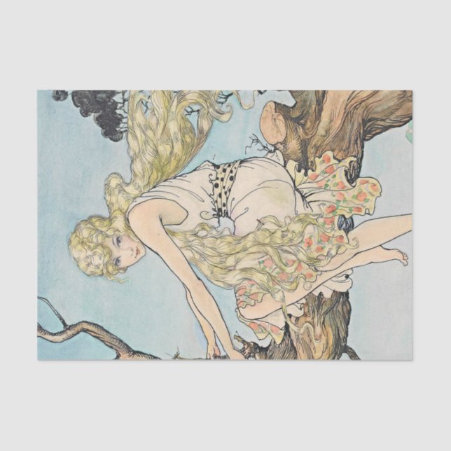 Princess Azulina von Florence Anderson Seidenpapier (Vorderseite)