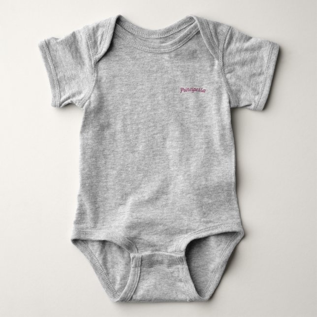 Princess Baby Bodysuit Strampler (Vorderseite)