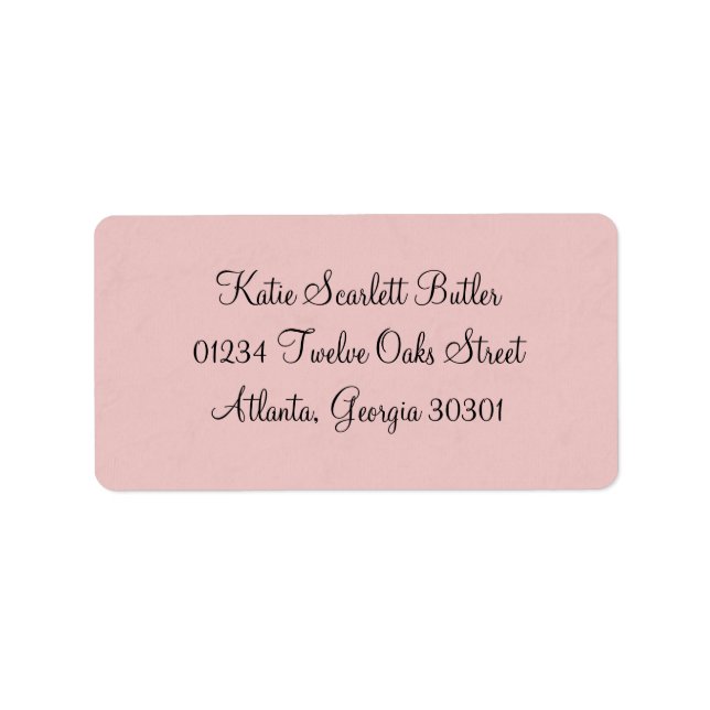 Princess Baby Dusche Adressaufkleber (Vorne)