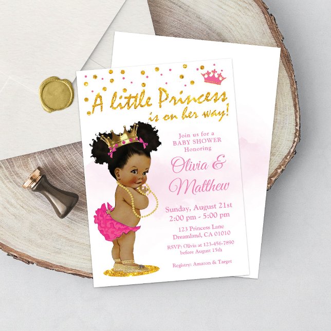 Princess Baby Shower Einladung, kleine Prinzessin Einladung (Von Creator hochgeladen)