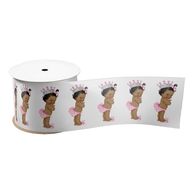 Princess Baby Shower Ethnic Princess Baby Girl Satinband (Spule)