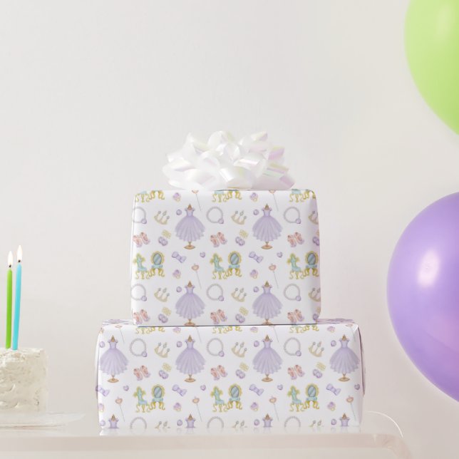 Princess Baby Showmuster Geschenkpapier (Partygeschenke)