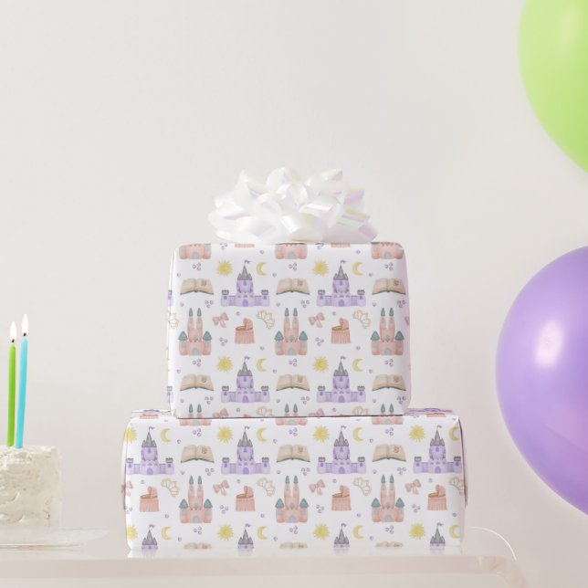 Princess Baby Showmuster Geschenkpapier (Partygeschenke)