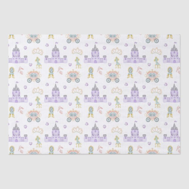 Princess Baby Showmuster Seidenpapier (Vorderseite)