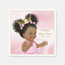 Princess Baby Showpapier Napkins Serviette