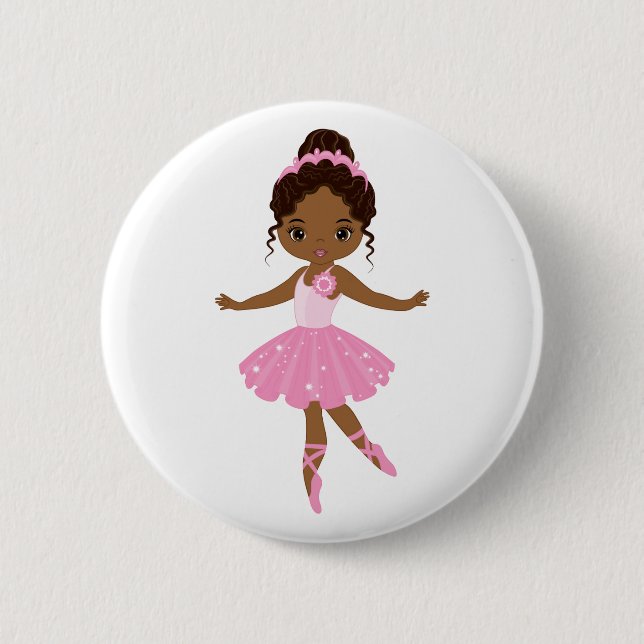 Princess Ballerina Button (Vorderseite)