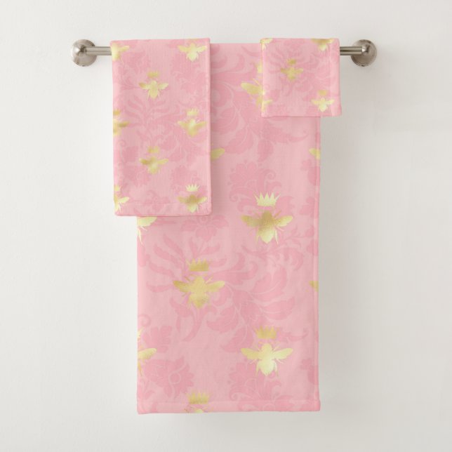 Princess Bee Serie Design #4  Badhandtuch Set (Insitu)