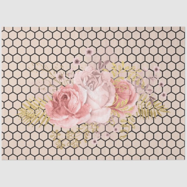 Princess Bee Series Design 47 Seidenpapier (Vorderseite)